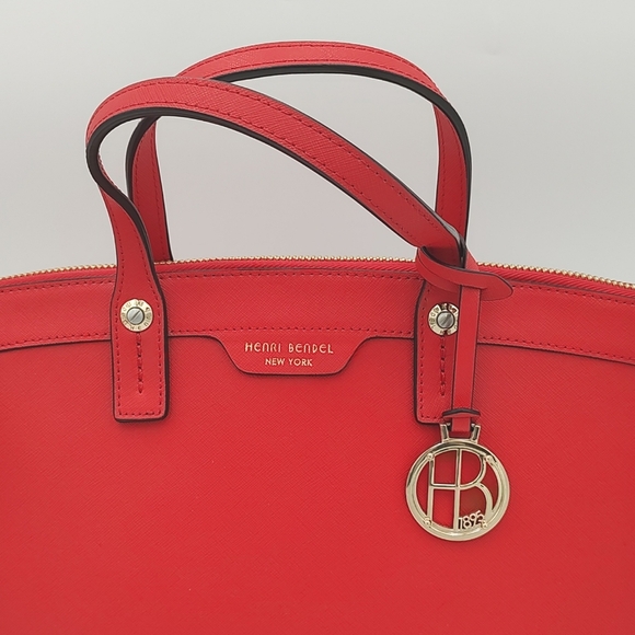 Henri Bendel Red Crossbody Satchel - Picture 2 of 15